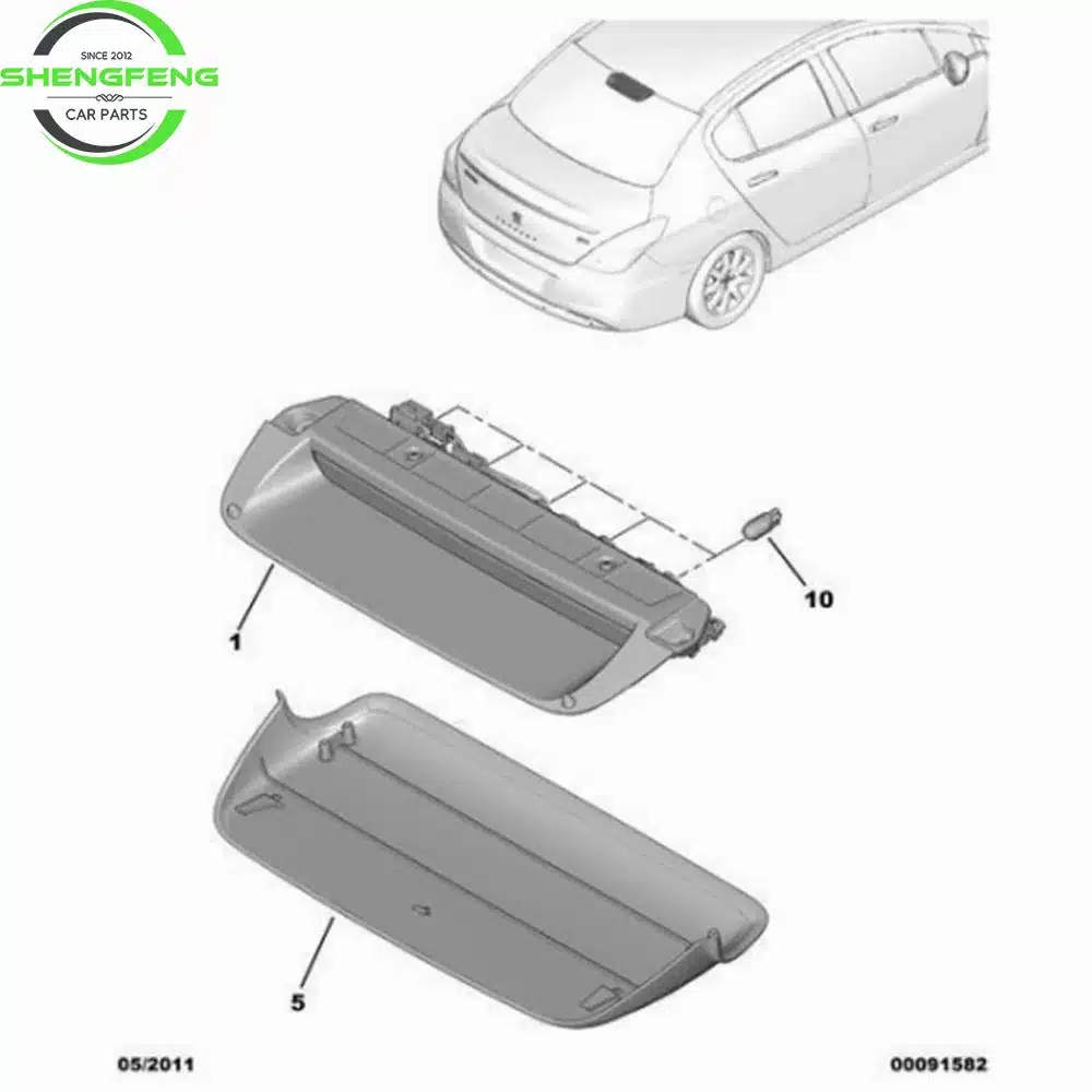 high mount brake light